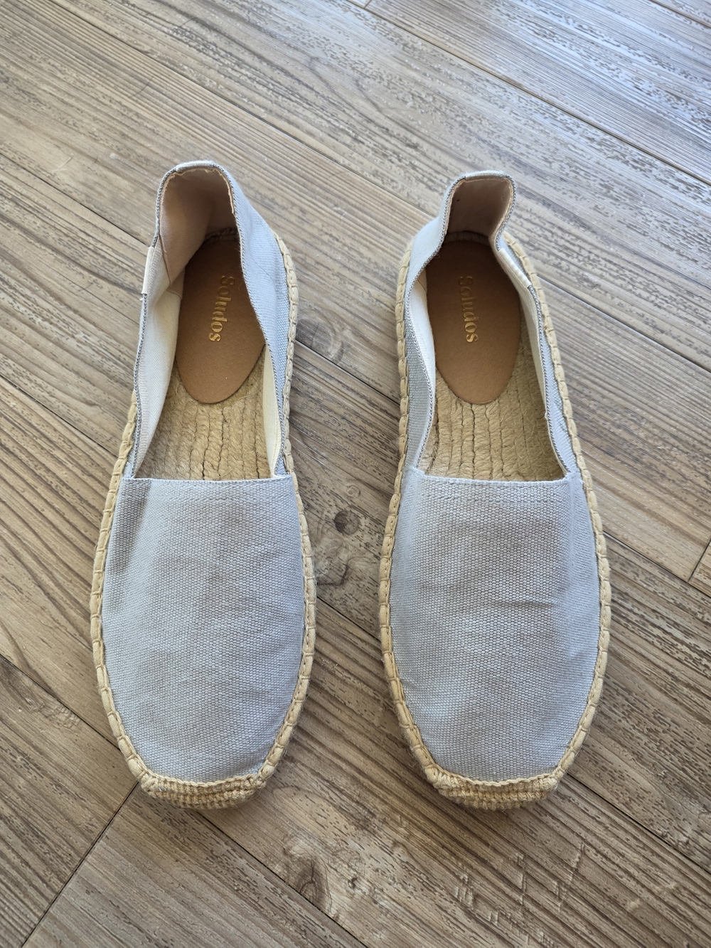 Soludos Natural Canvas Espadrilles in Cream